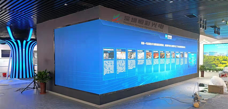 石家莊科技中心P2.5 LED顯示屏項目完美收官